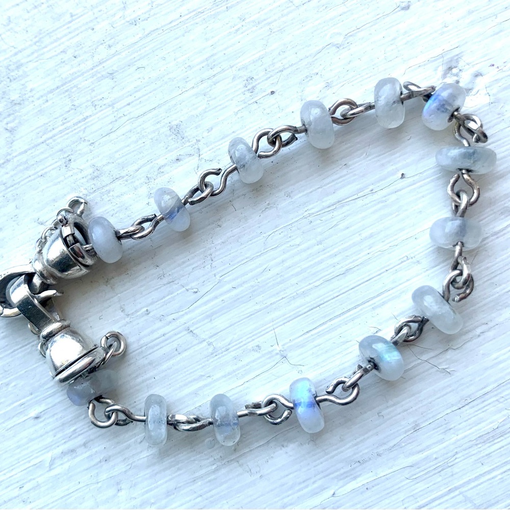 Moonstone Sterling Silver Bracelet